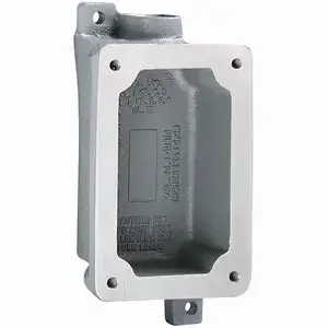 Killark FXB-1 Fxb Series - Aluminum Dead-End Single-Gang Splice Box - Factory Sealed -Hub Size 1/2 Inch