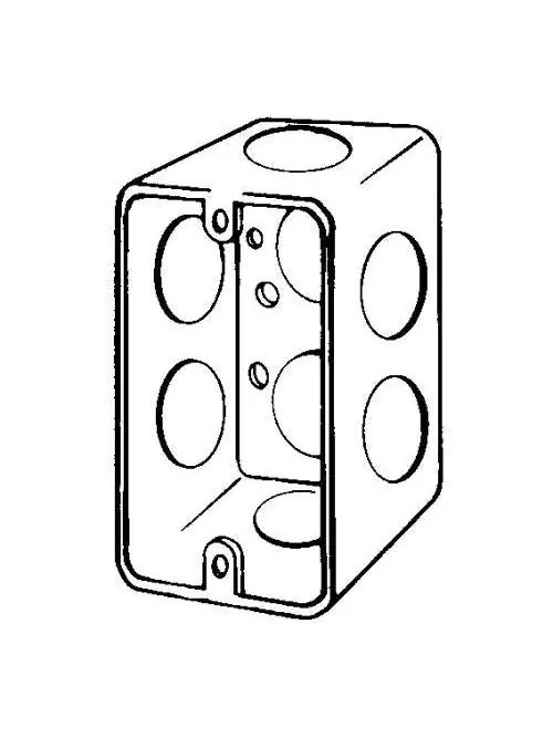 Appleton 4SSL3/4-DR Handy Box 4 x 2-1/8