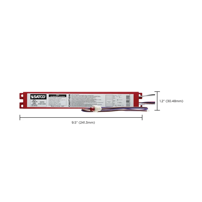 Satco S8002 10W Emergency LED Driver 120-277 Volt