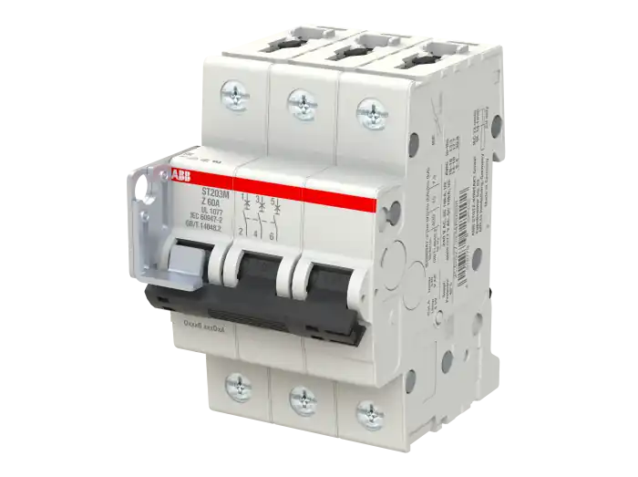 Abb ST203M-K20 Mcb 3p K 20a Ul1077