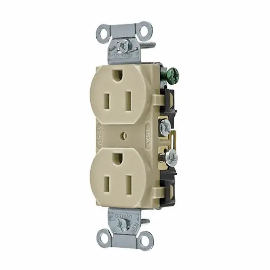 Bryant CRS15I Duplex Receptacle 15A 125V 5-15R