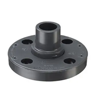 Spears 856-025 2-1/2 inches pvc schedule 80 van stone flange w/ pvc ring (spigot)