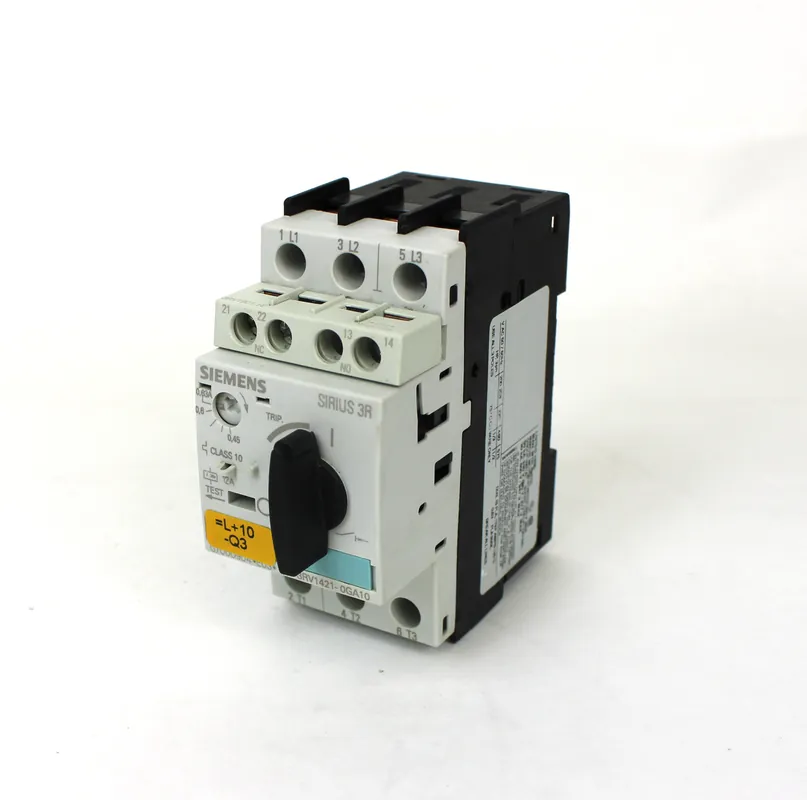 Siemens 3RV1421-0GA10 Circuit Breaker 0.63A 3 Pole