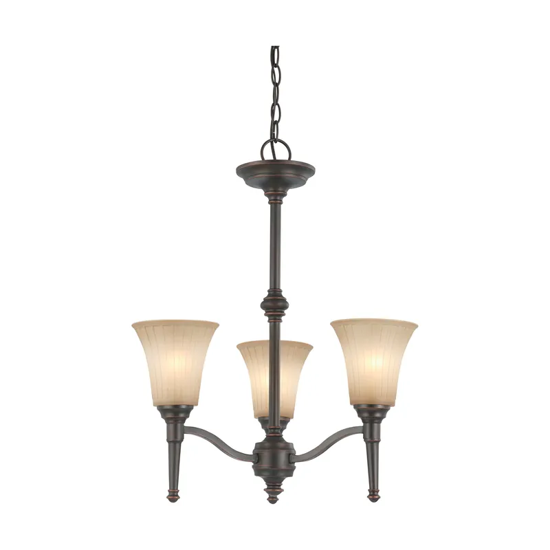 Satco 60-4245 Franklin 3 Light Chandelier 60W