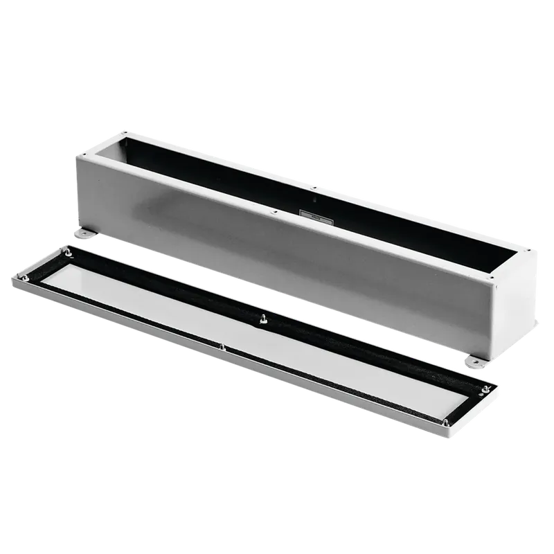 Hoffman F4430SC Screw Cover Wiring Trough Type 12, 4.00x4.00x30.00