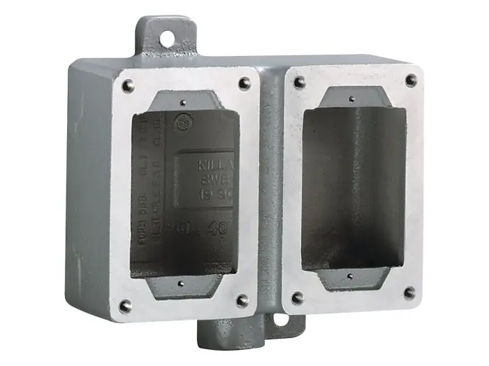 Killark SWB-7 swb series dead-end double-gang device body 1/2 inch
