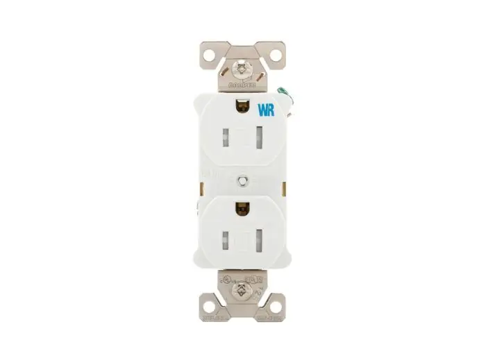 Cooper Wiring TWRBR15WBXSP Commercial Duplex Receptacle 15A 125V