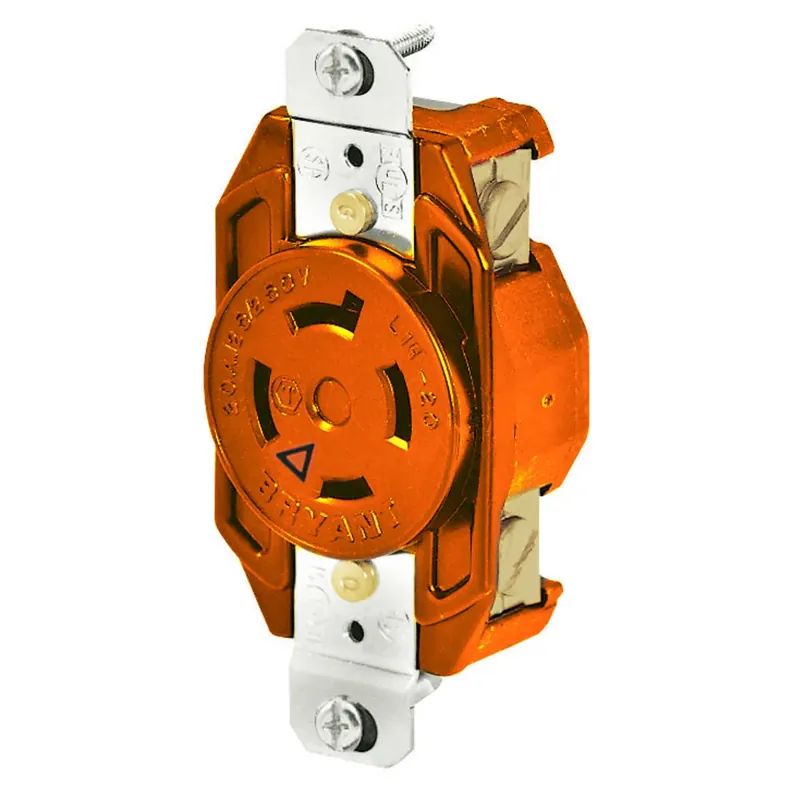 Bryant 71420IG Industrial Flush Receptacle 20A 125/250V
