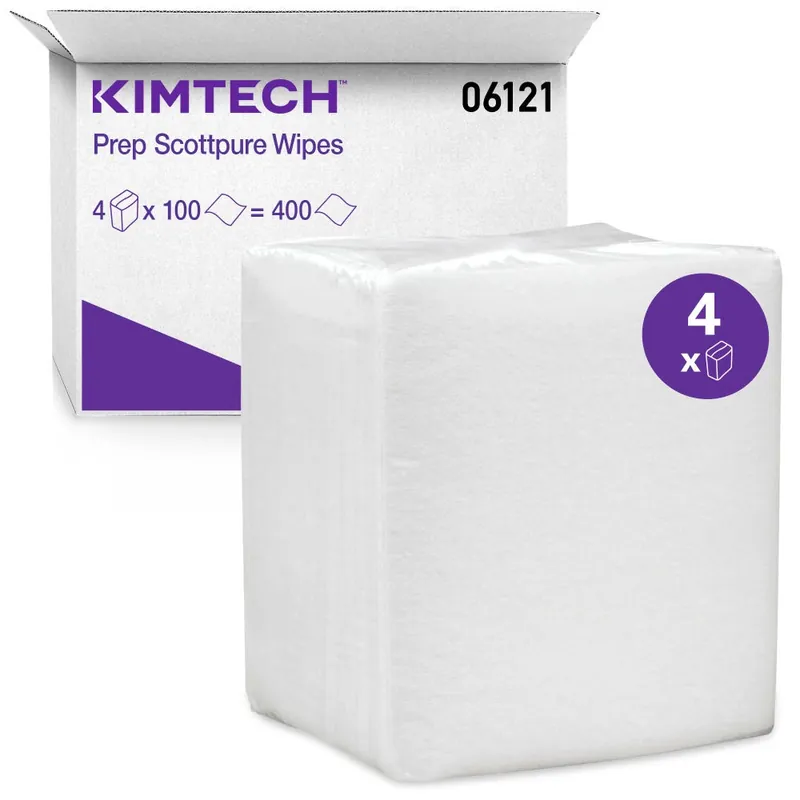 Kimberly-Clark Professional 06121 Kimtech Scottpure Low Lint Critical Task Wipes 12 x 15 inches