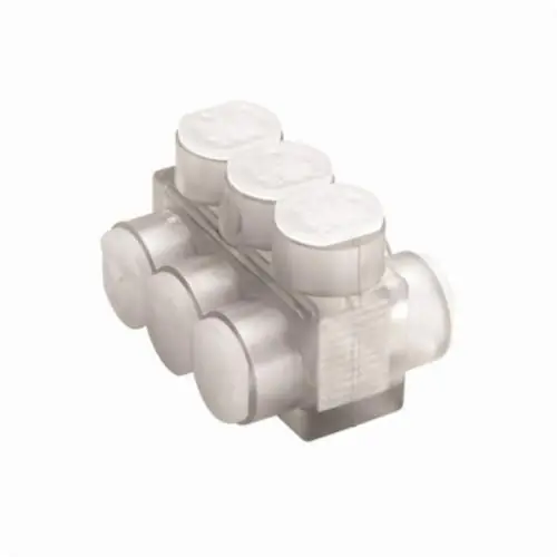 Burndy BIBD2508 Bibd2508, 2-Side, 8-Cond. Clear Ins. Multitap