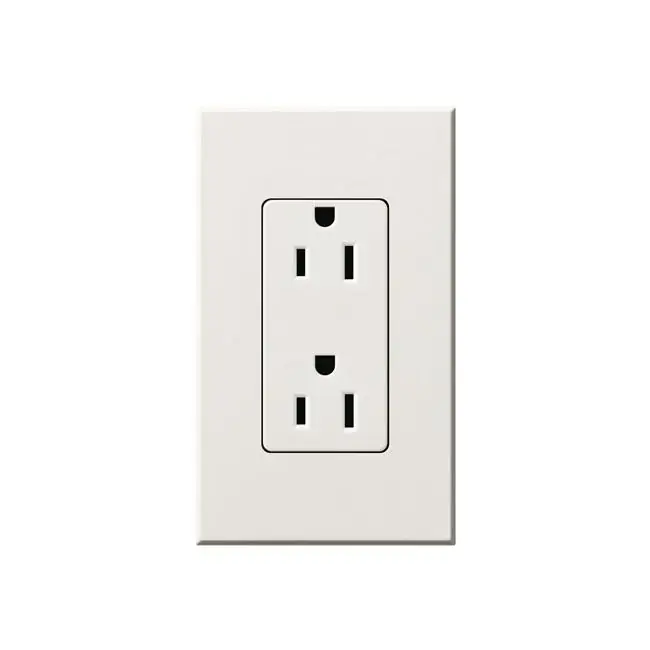 Lutron NTR-15-GR Nova T Architectural 15A Receptacle NTR-15-GR