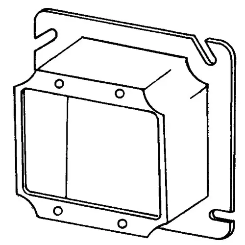 Appleton 8486E 4-11/16 S Cover 1-1/4 Raised 2-Device