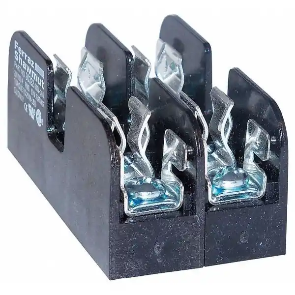 Mersen 30322 Fuse Block 600VAC 600VDC Midget 30A 2-Pole