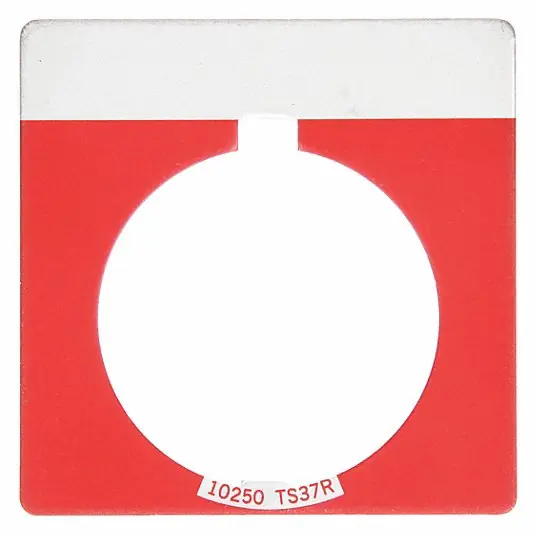 Eaton 10250TS37 10250T Standard Legend Plate Square