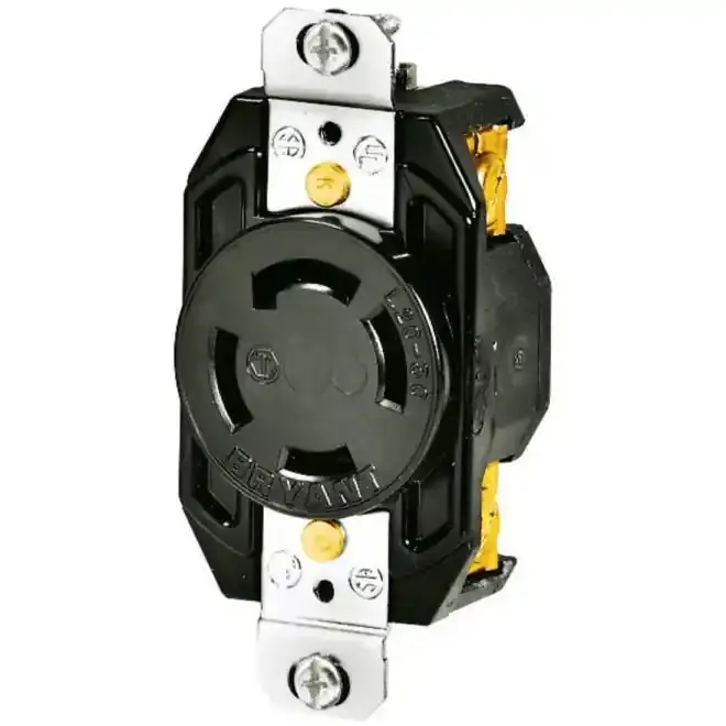 Bryant 72030FR Flush Receptacle 30A 3-Phase Wye 347/600V AC L20-30R