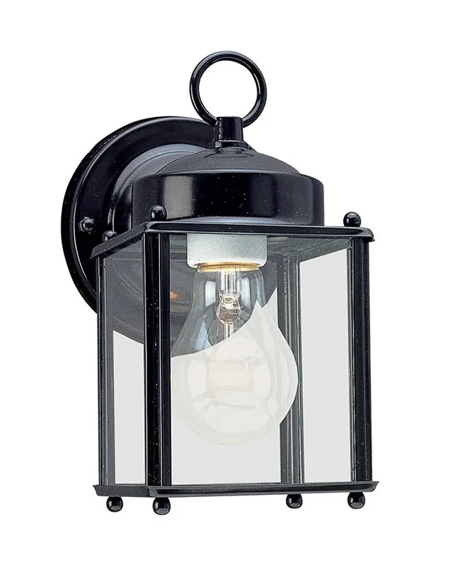 Seagull Lighting 8592-12 New Castle One Light Outdoor Wall Lantern 4.25 x 8.25 In.