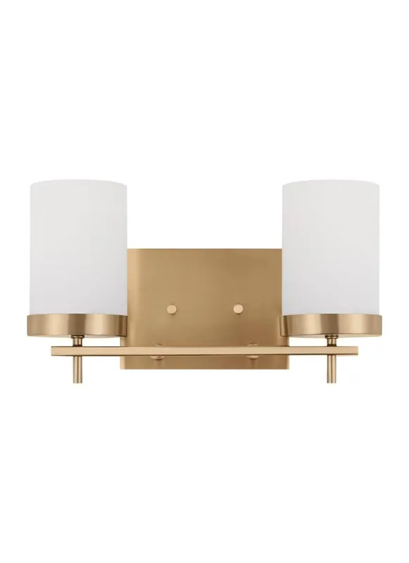 Seagull Lighting 4490302-848 Zire Two Light Bath 9W