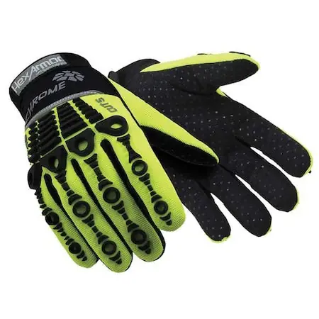 Hexarmor 4026-L (9) Chrome Series Superfabric And TPR Cut Resistant Gloves Large