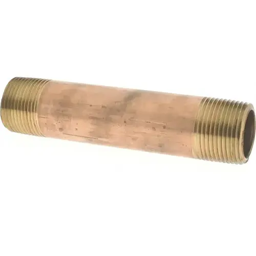 Merit Brass 2116-550 Pipe Fitting Nipple 1 inches x 5-1/2 inches