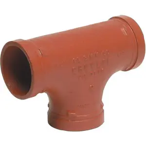 Asc Engineered Solutions 0390016921 7060 6 in Ptd Grvd Tee