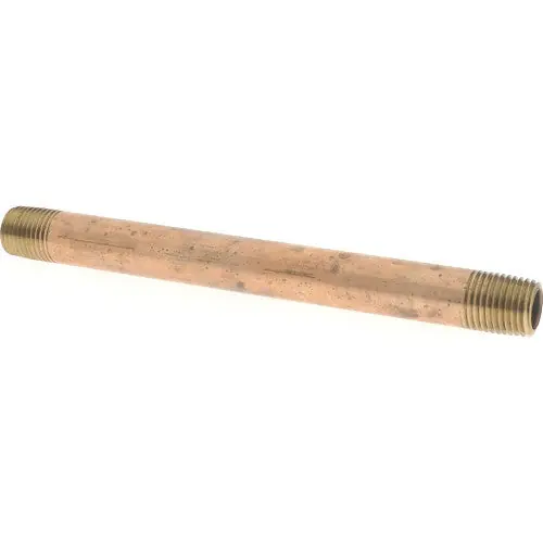 Merit Brass 2104-550 Pipe Nipple 5-1/2 inches Long 1/4 inches Pipe Threaded
