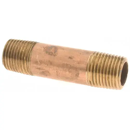 Merit Brass 2102-150 Pipe Nipple 1/8 in x 1-1/2 in L