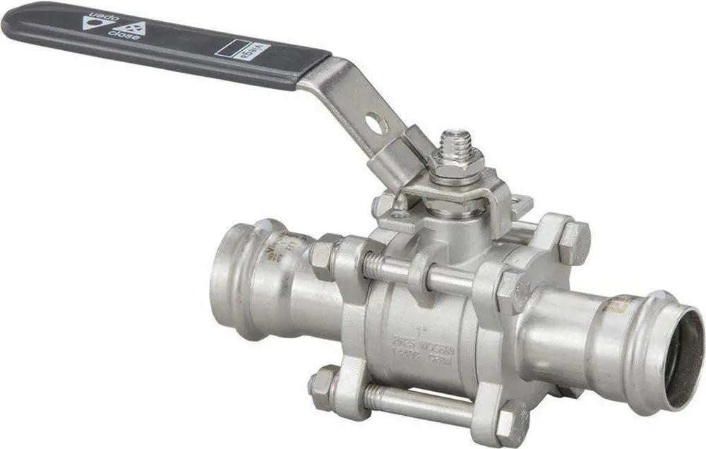 Viega 85138 ProPress® 2 in. 316 Stainless Steel Full Port Press Ball Valve