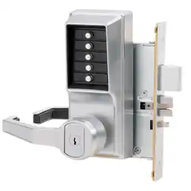 Dormakaba L8146S-26D-41 Simplex Mechanical Pushbutton Mortise Lever Lock Schlage LFIC