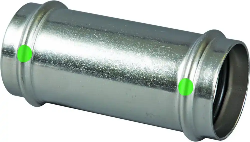 Viega 80325 ProPress Coupling 1-1/4 inch x 1-1/4 inch