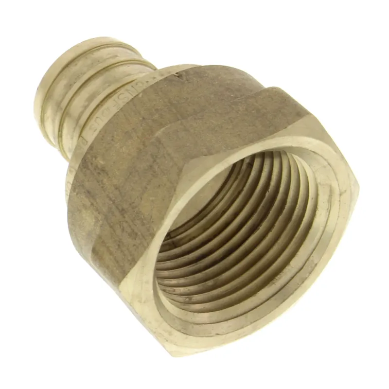 Viega 46344 Zero Lead Brass Pex Crimp X 3/4 Female Npt Adapter