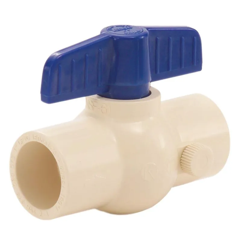 Legend Valve 202-423 1/2 in. CPVC Drainable Socket Ball Valve