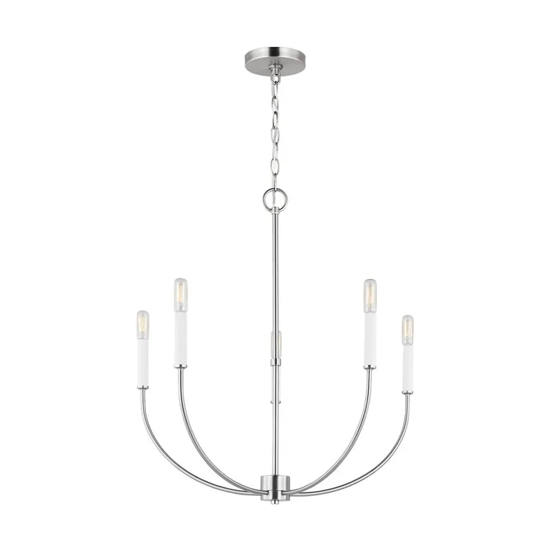 Seagull Lighting 3167105-962 Greenwich 5-Light Metal Chandelier 40W