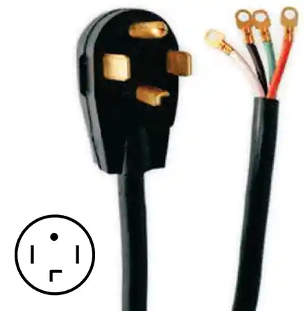 Supco sdc4-30-4 Dryer Power Cord 250V 30A 4-wire 4ft