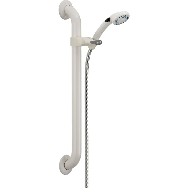 Delta Faucet 52002-DS Universal Showering Adjustable Slide Bar / Grab Bar 2-Setting Hand Shower