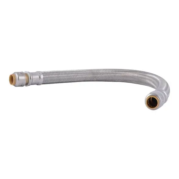 Rwc U3008FLEX18LF SharkBite Max 1/2 in. x 18 in. Stainless Steel Flexible Repair Hose