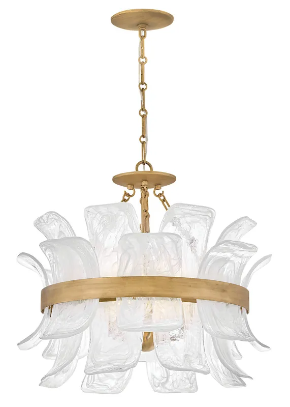 Hinkley Lighting FR46911BNG Fleur 5W 5 LED Convertible Chandelier 26 Inch Wide