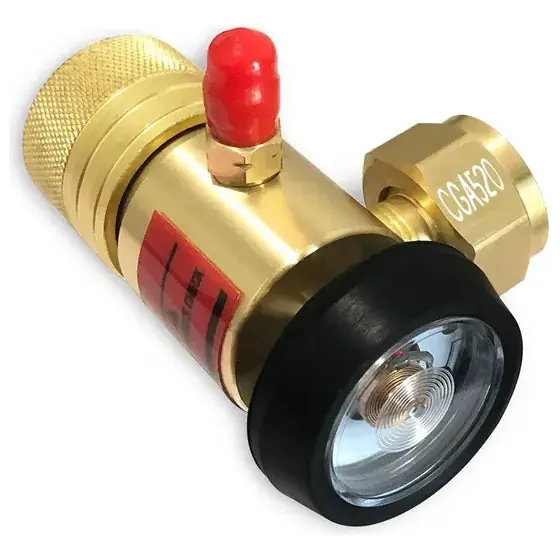 Kasa Industries 0386-0725 Ar-b Cga520 Regulador De Acetileno Para Tanques B