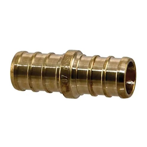 Nibco PX80570A Coupling, 1 inches PEX Bronze Lead-Free Insert