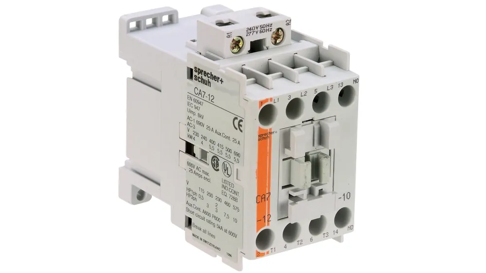 Sprecher + Schuh CA7-12-10-24Z Contactor 12 AMP