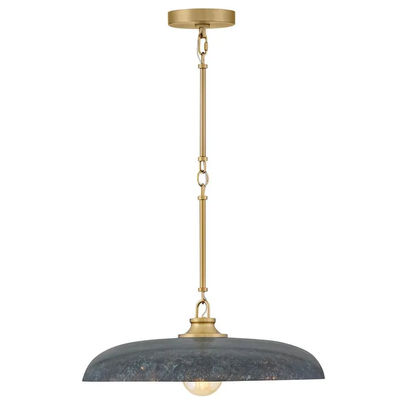 Hinkley Lighting 48167LCB-AV Sadie Medium Dome Pendant 12W