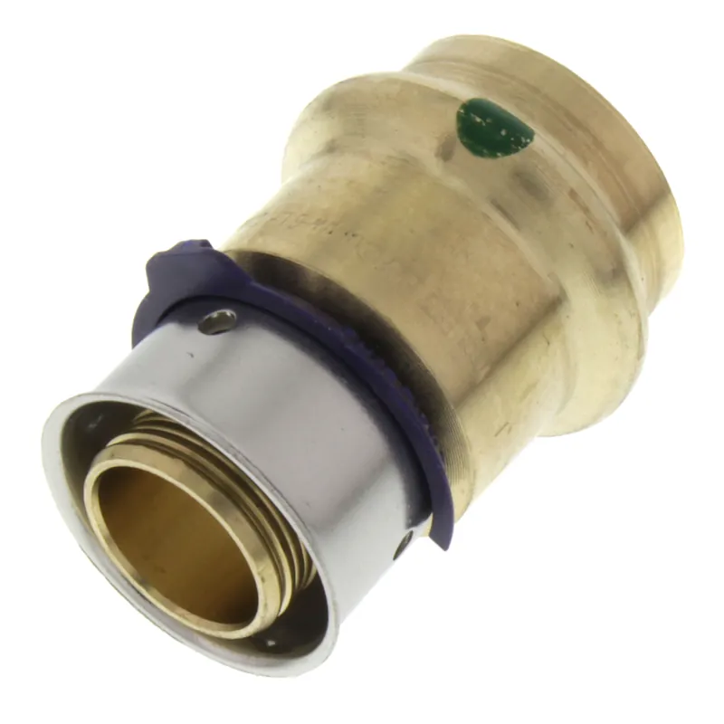 Viega 99640 PureFlow Zero Lead Bronze PEX Press ProPress Adapter 3/4-Inch x 3/4-Inch
