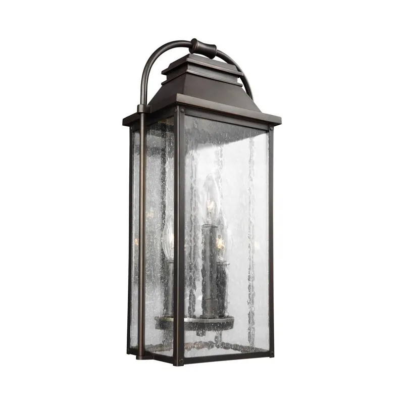 Seagull Lighting OL13200ANBZ Wellsworth 18.25-Inch Outdoor Wall Light