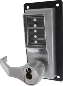 Dormakaba Llp1020s-26d-41 Simplex Exit Trim Pushbutton Lock w/ Lever Combination Entry Lfic Schlage Llp1020s-26d-41