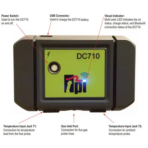 Tpi DC710C1 combustion analyzer