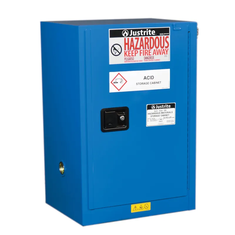 Justrite 8612282 Chemcor Compac Hazardous Material Safety Cabinet 12 Gallon