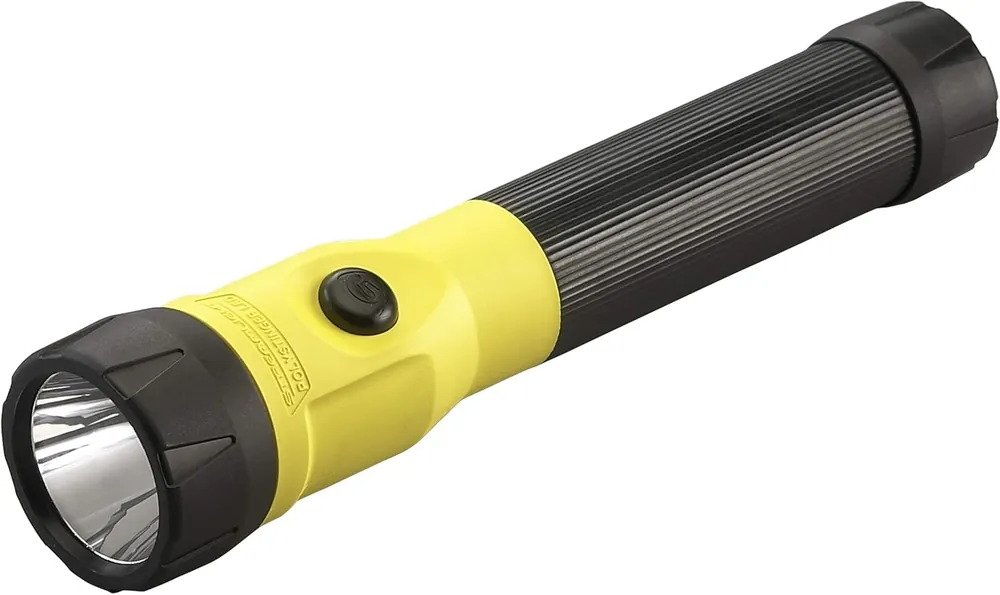 Streamlight 76163 Polystinger LED 485-Lumen Flashlight with 120-Volt AC/12-Volt DC Smart Charger and 2-Holders