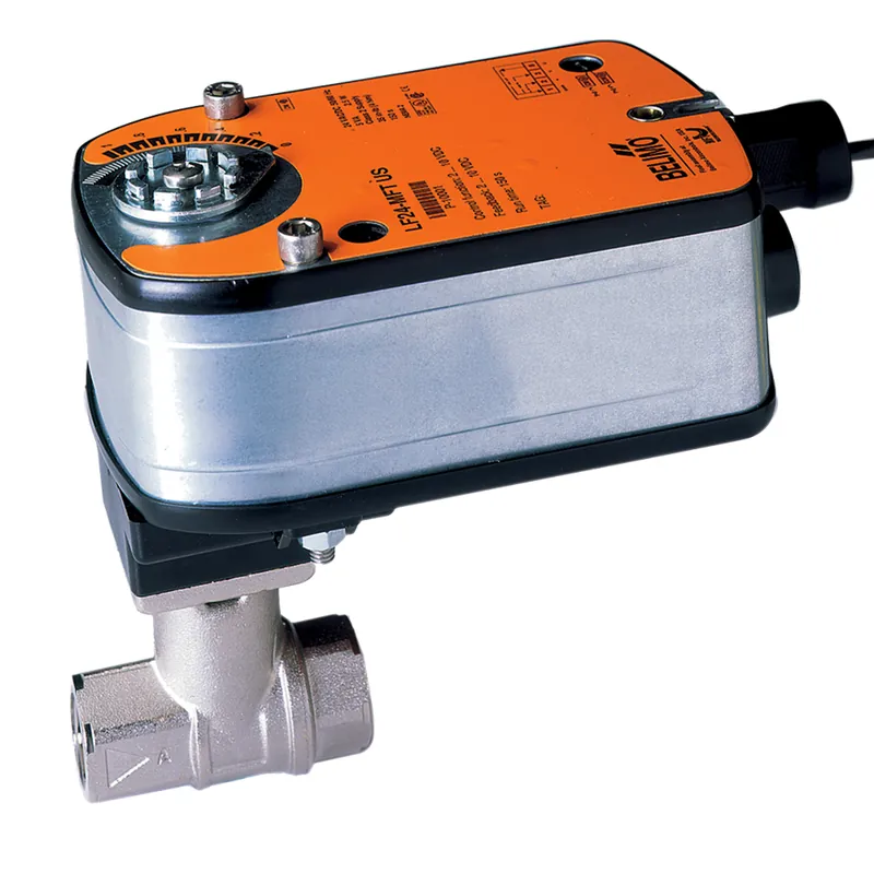Belimo B224+LF24-SR US Ccv Assembly 2 Way, 1 in. NPT, 19 Cv