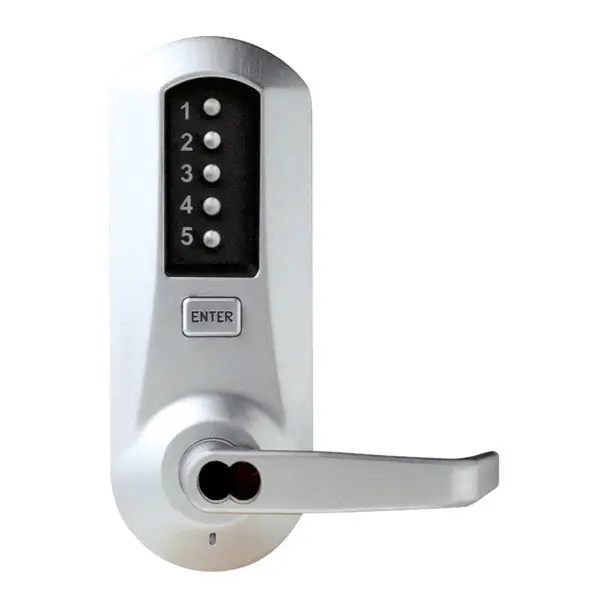 Dormakaba 5067BWL-26D-41 Mortise Combination Lever Lock Deadbolt and Lockout 6/7-Pin SFIC Prep Less Core