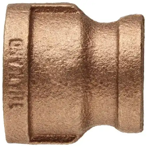 Merit Brass X112-0402 Pipe Reducer Coupling 1/4 x 1/8 in Nominal