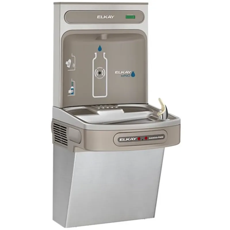 Elkay EZO8WSSK ezh2o bottle filling station with single ada cooler hands free activation refrigerated stainless